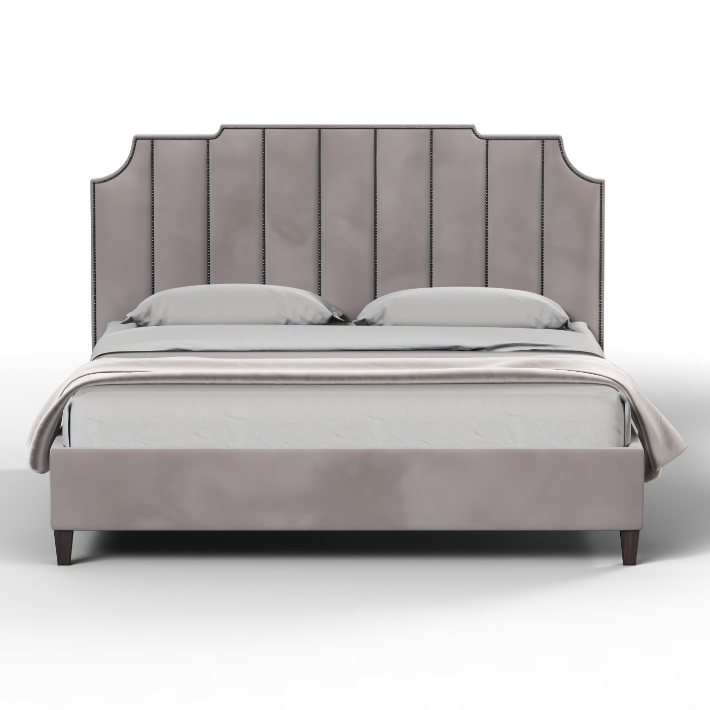 Gabriella vertical headboard bed