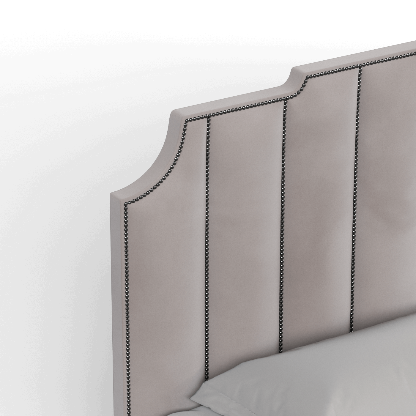 Gabriella vertical headboard bed