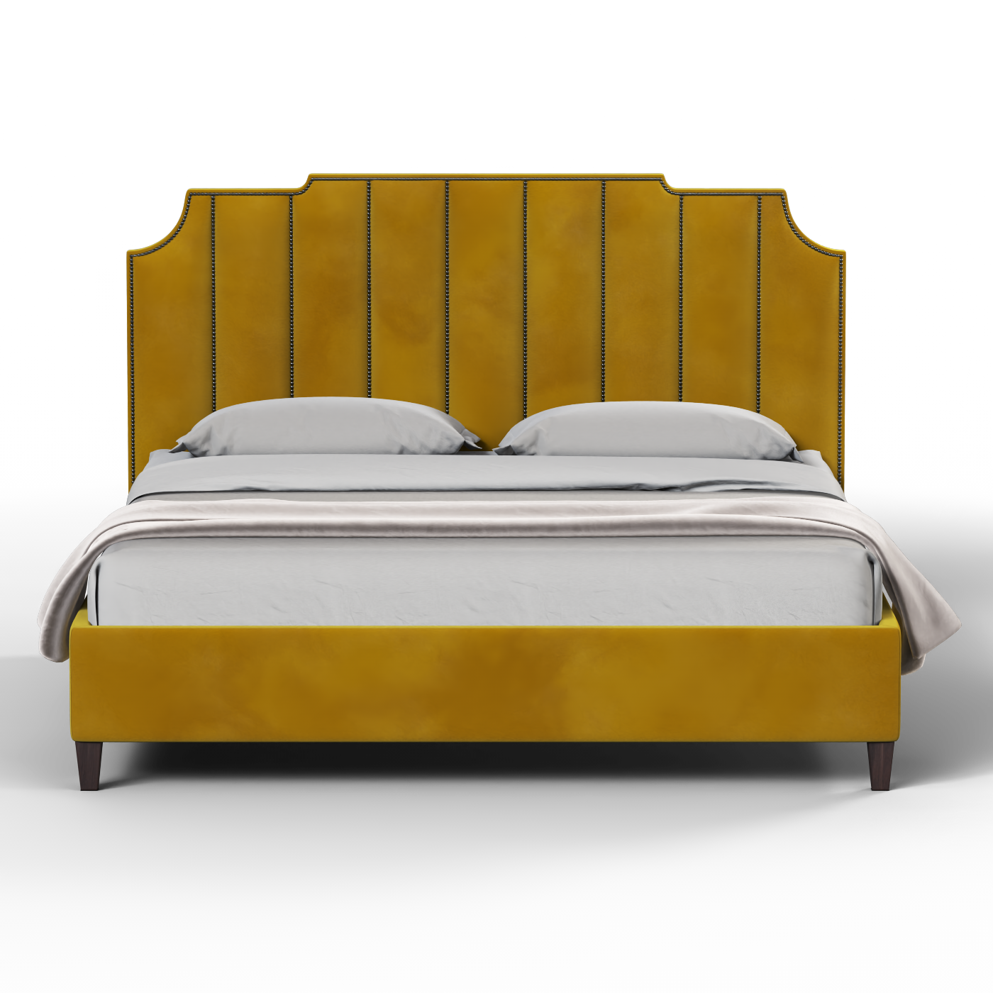 Gabriella vertical headboard bed