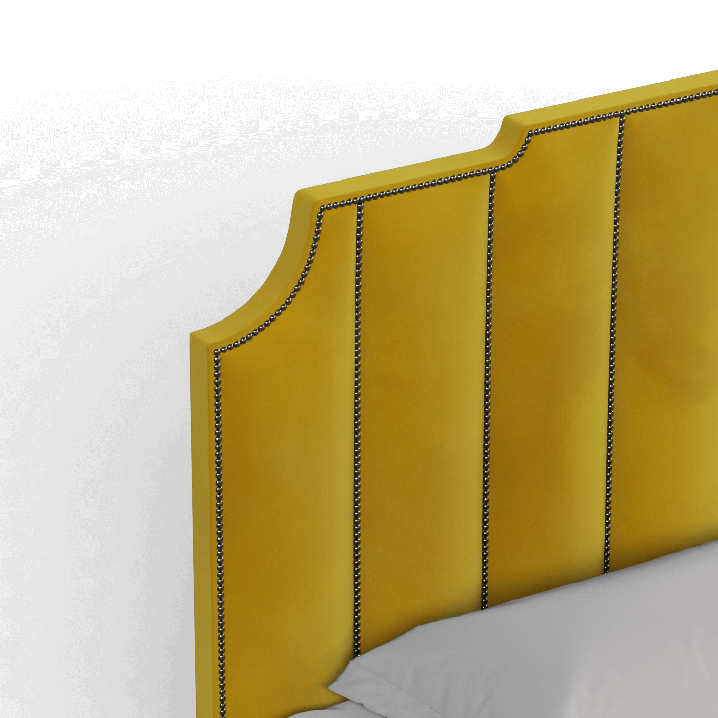 Gabriella vertical headboard bed
