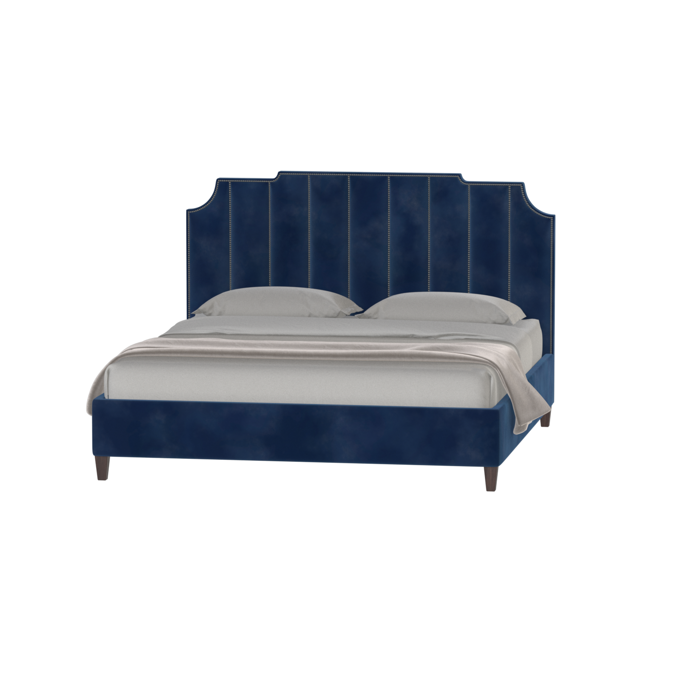 Gabriella Bett mit vertikalem Kopfteil