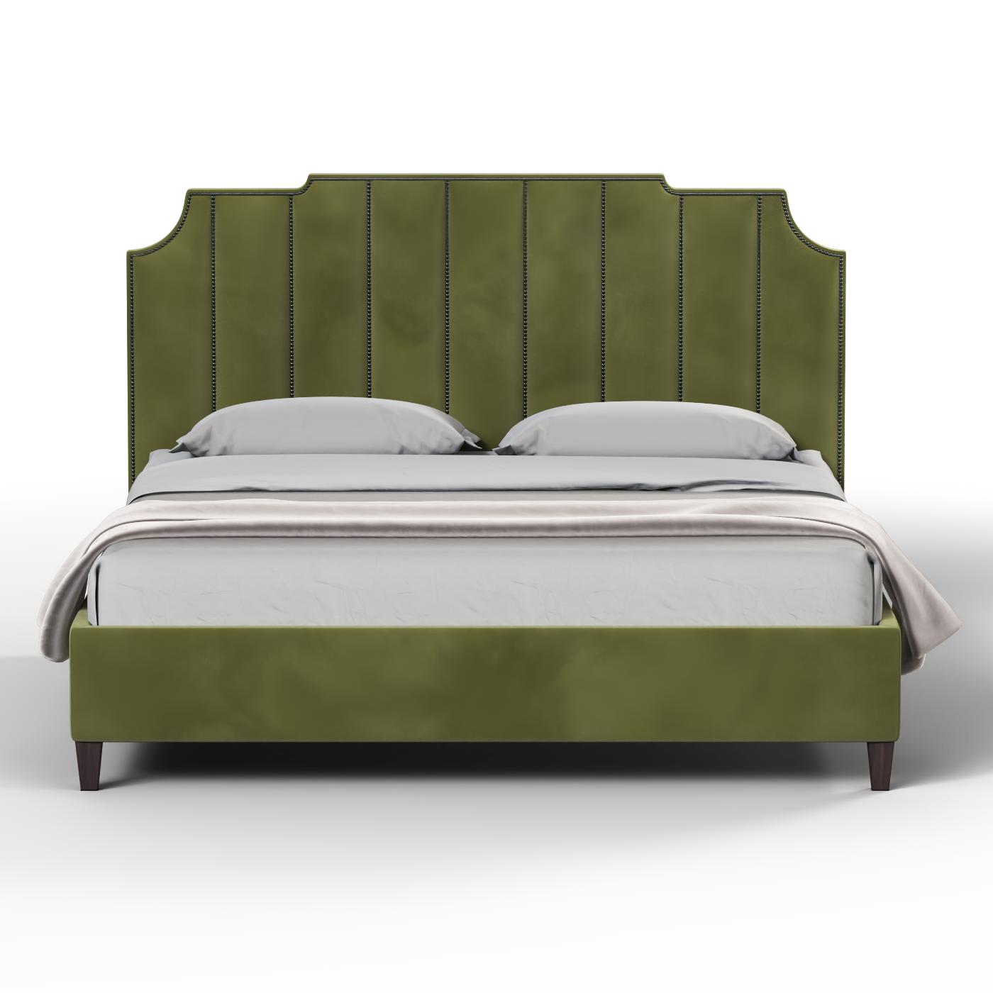 Gabriella vertical headboard bed