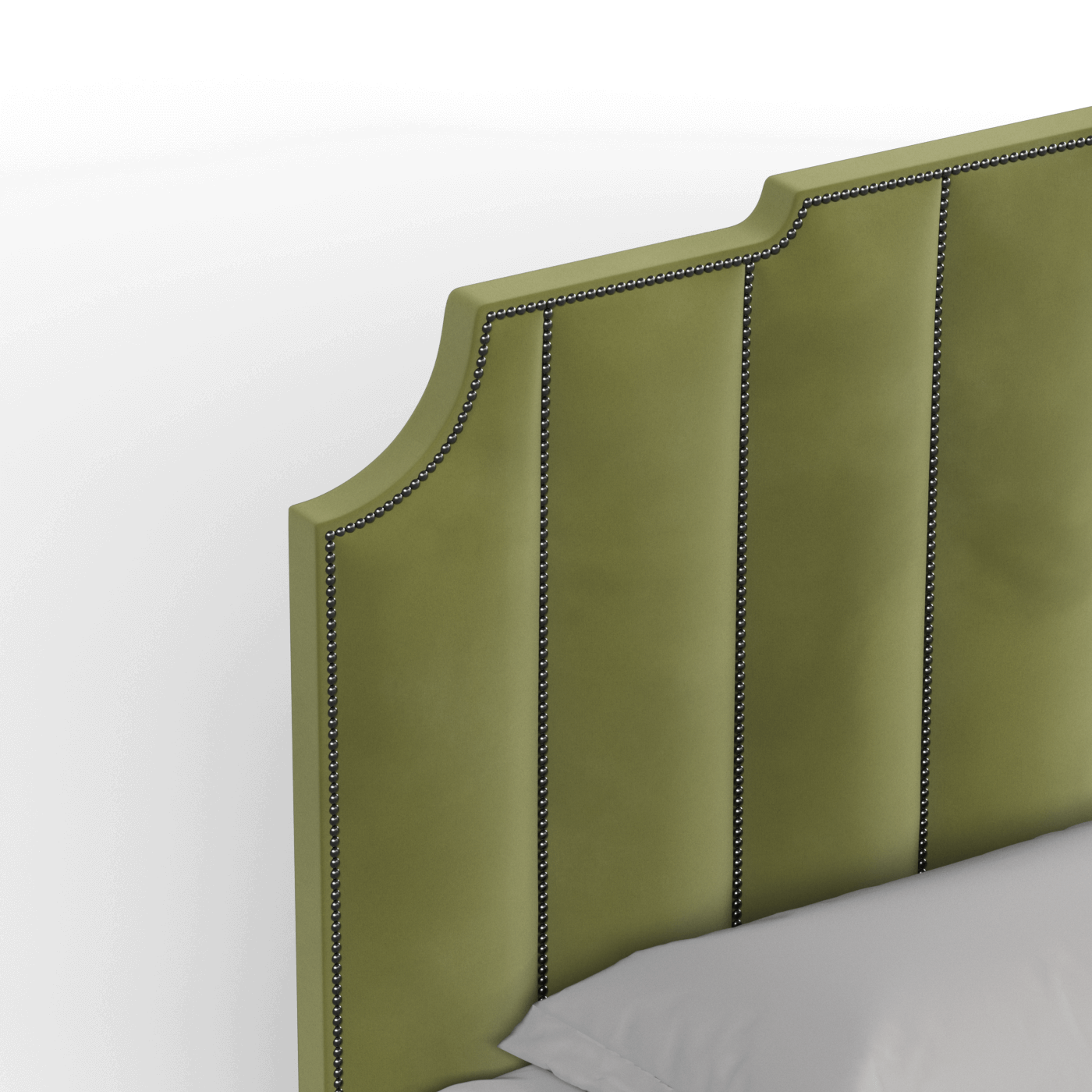 Gabriella vertical headboard bed