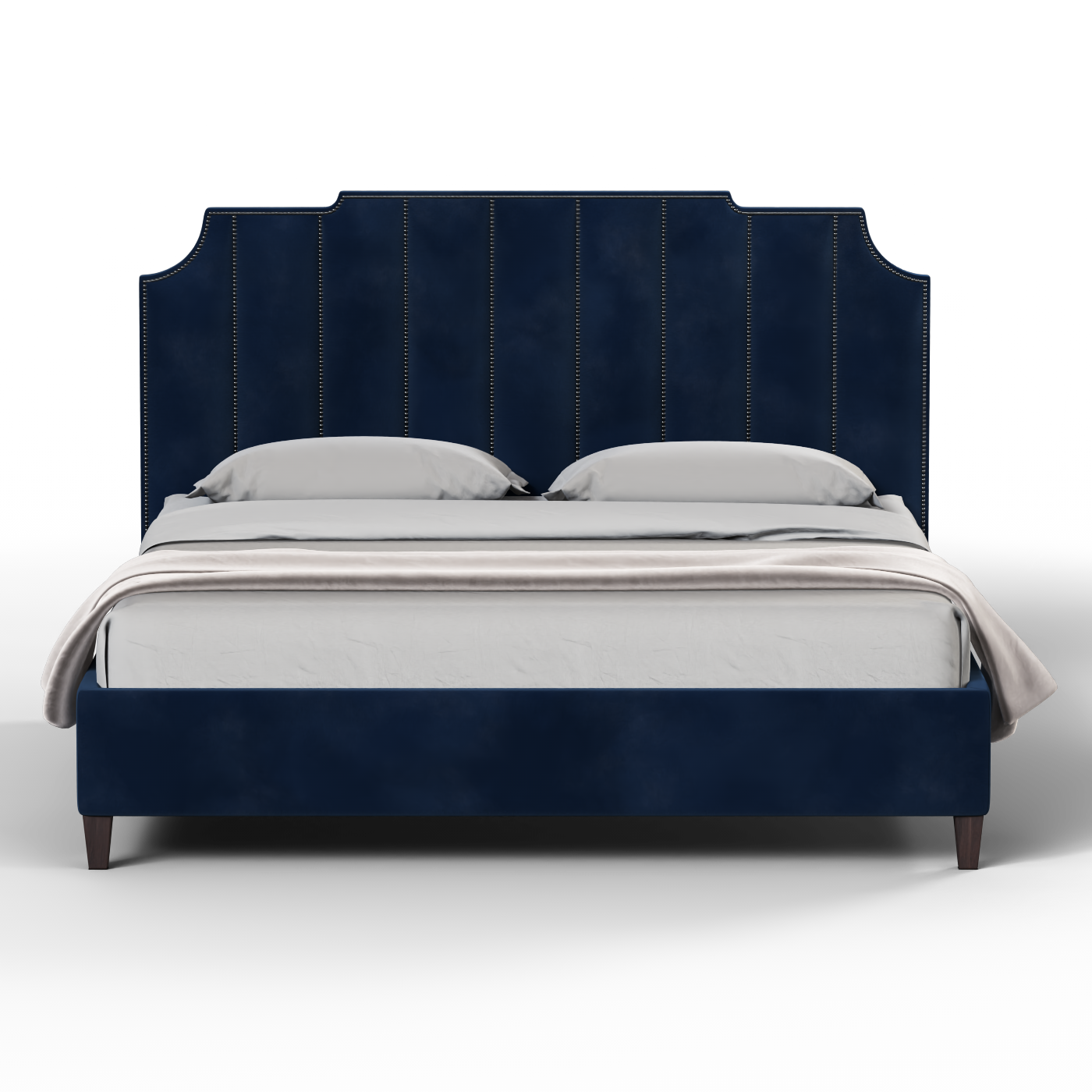 Gabriella vertical headboard bed