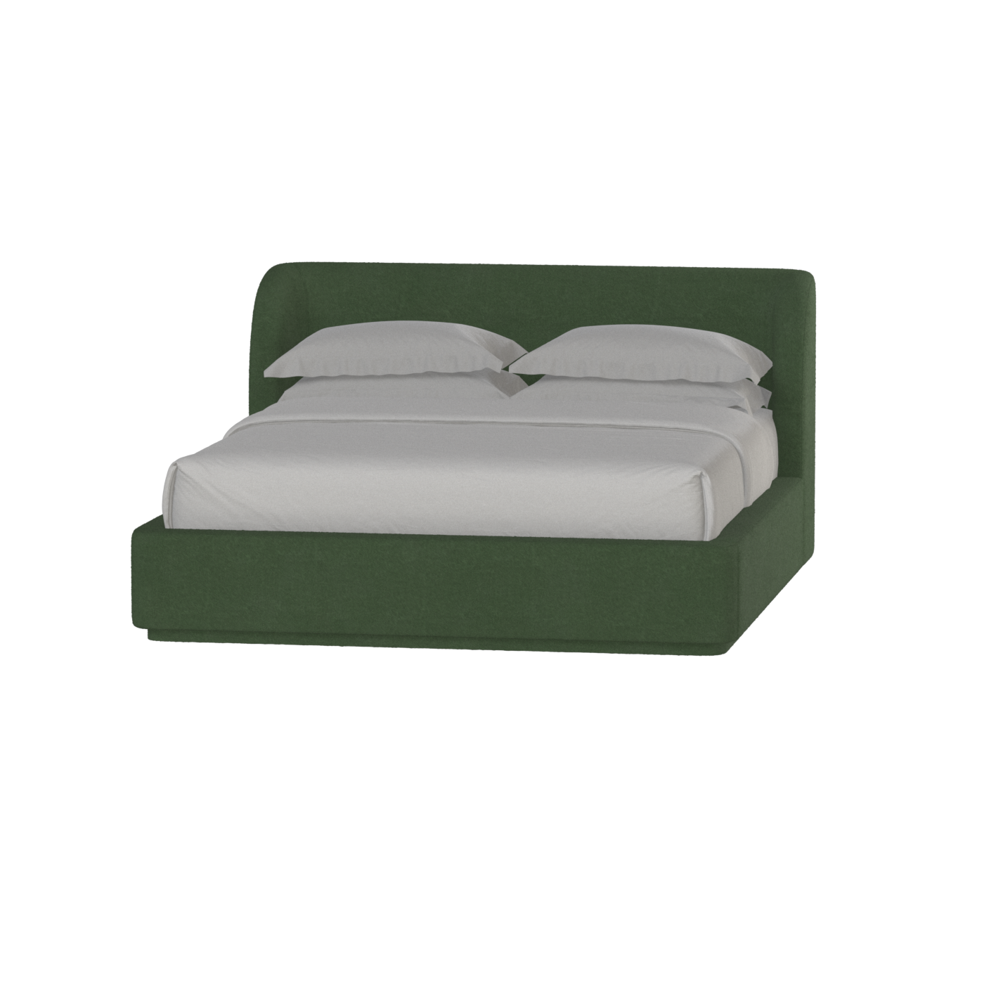 Giacomo Double Bed with Wide Panelled Headboard