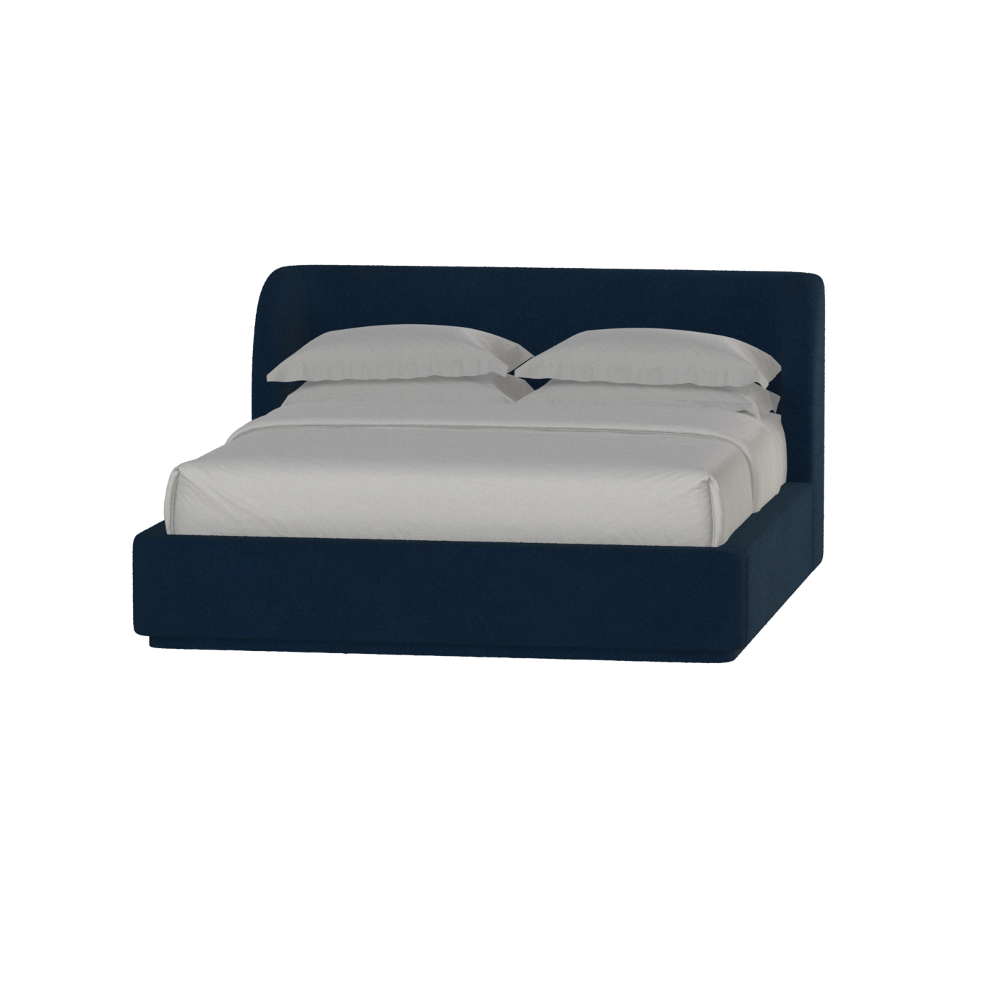Giacomo Double Bed with Wide Panelled Headboard