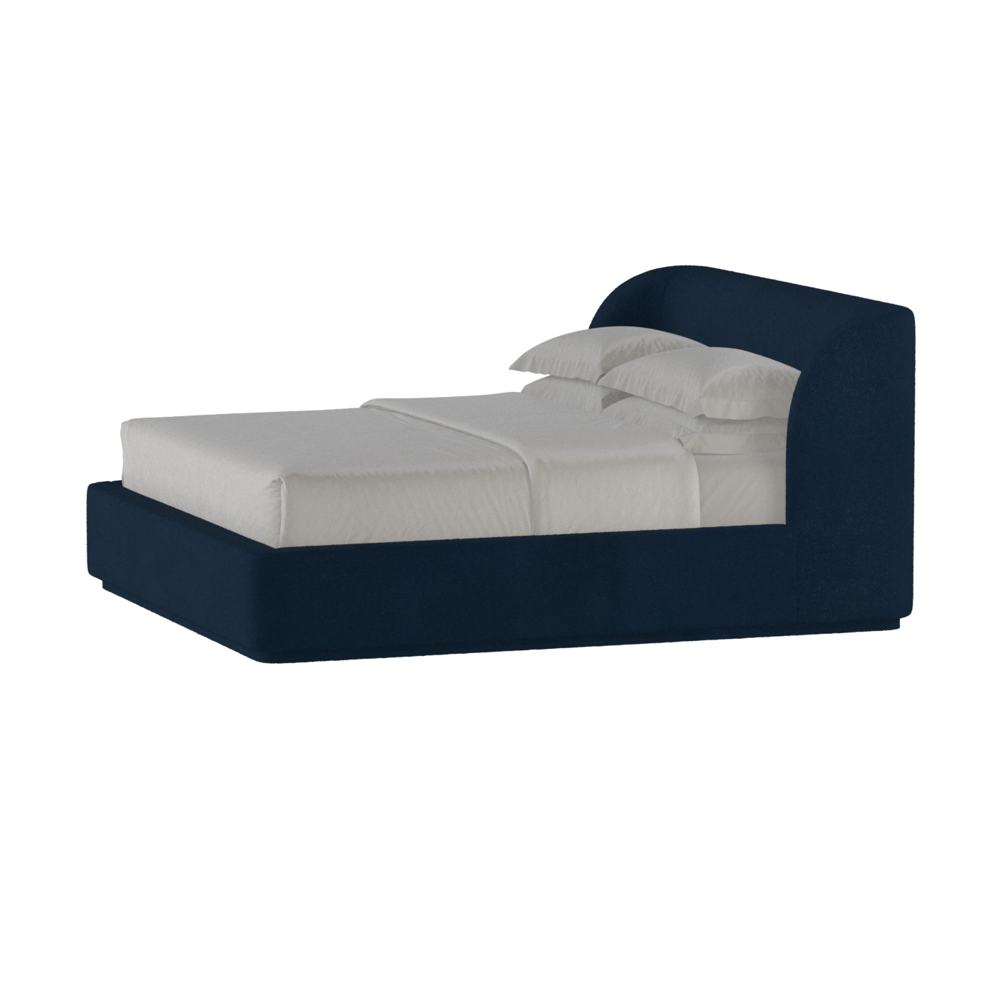 Giacomo Double Bed with Wide Panelled Headboard