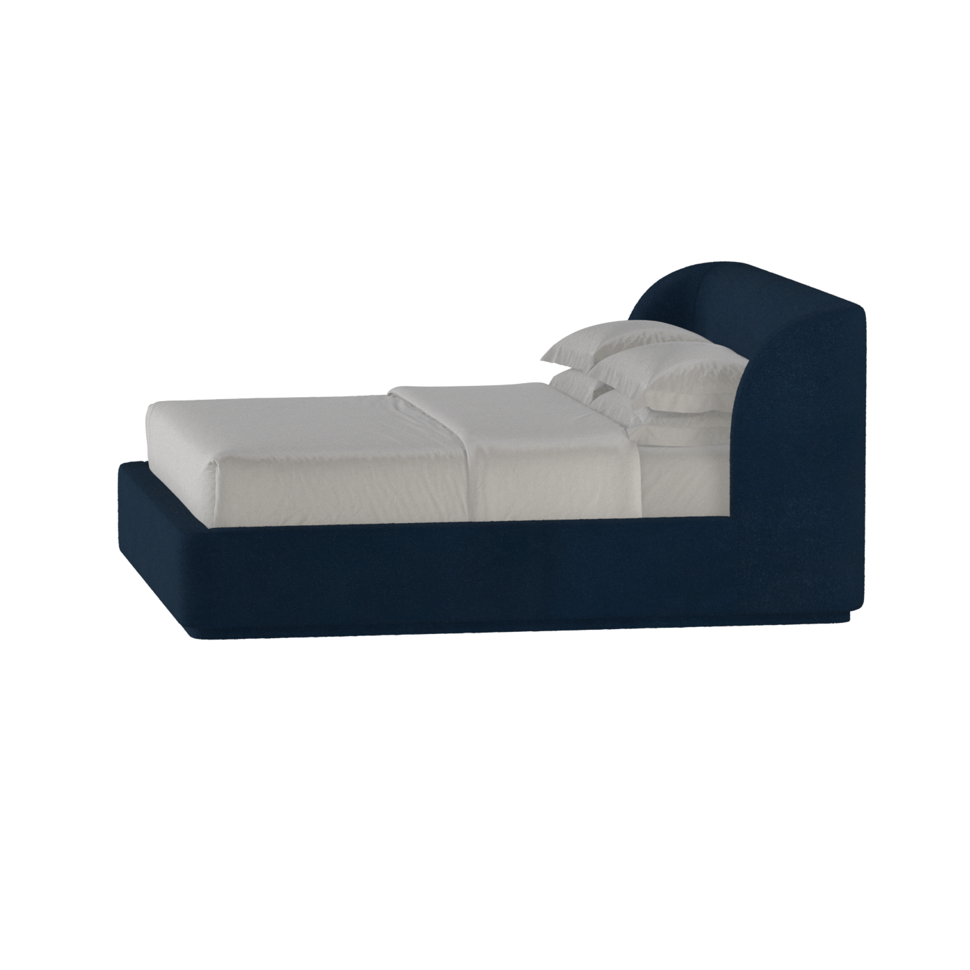 Giacomo Double Bed with Wide Panelled Headboard