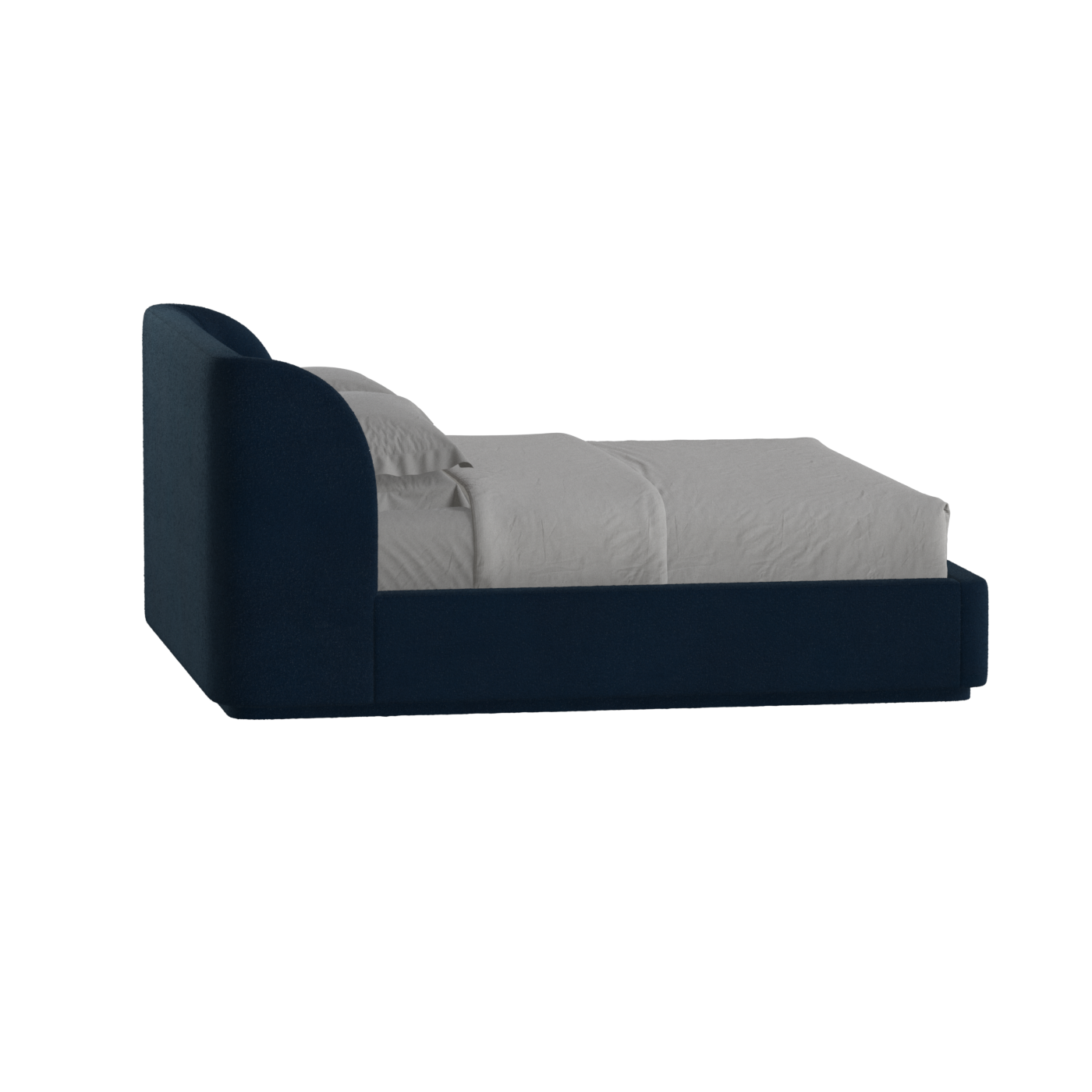 Giacomo Double Bed with Wide Panelled Headboard