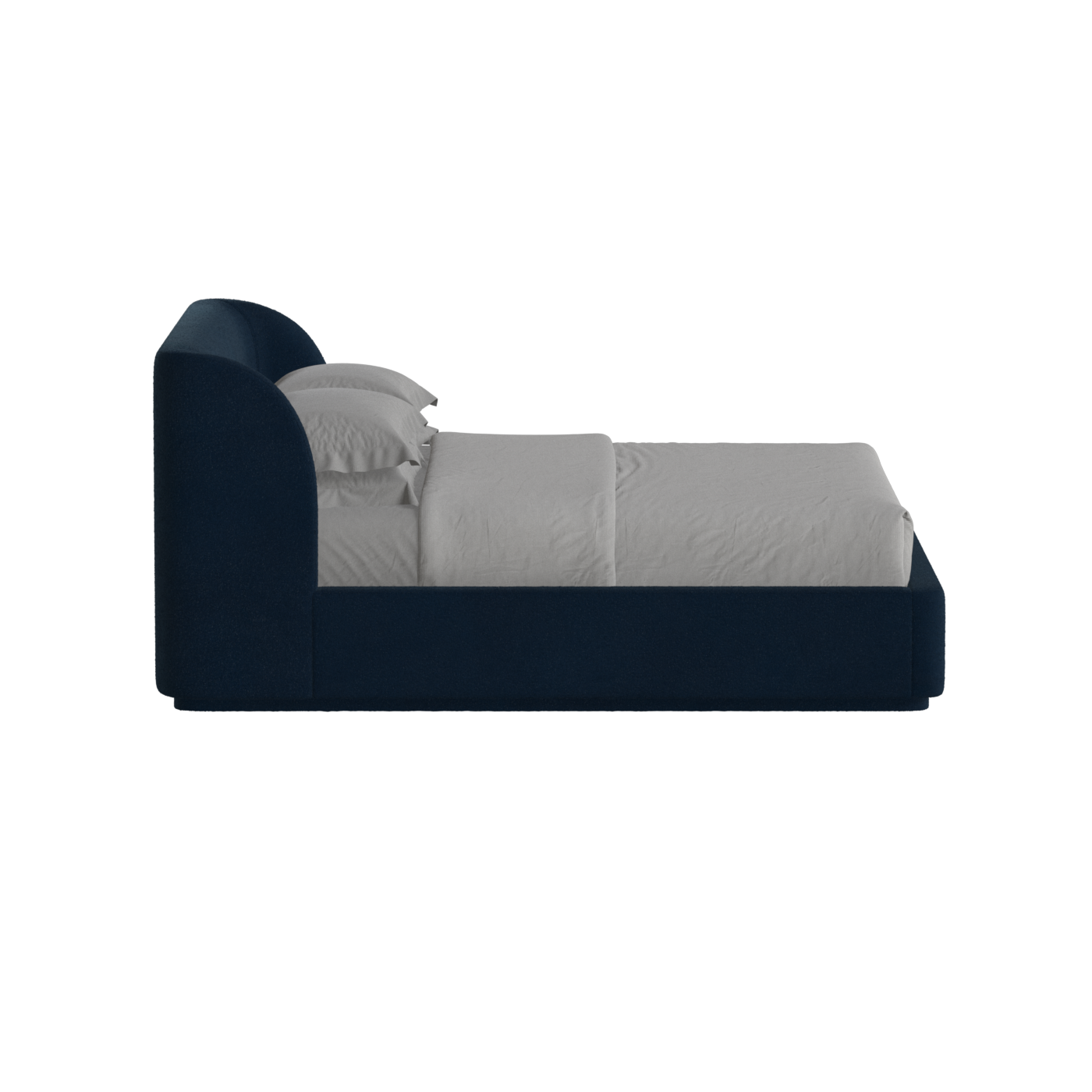 Giacomo Double Bed with Wide Panelled Headboard