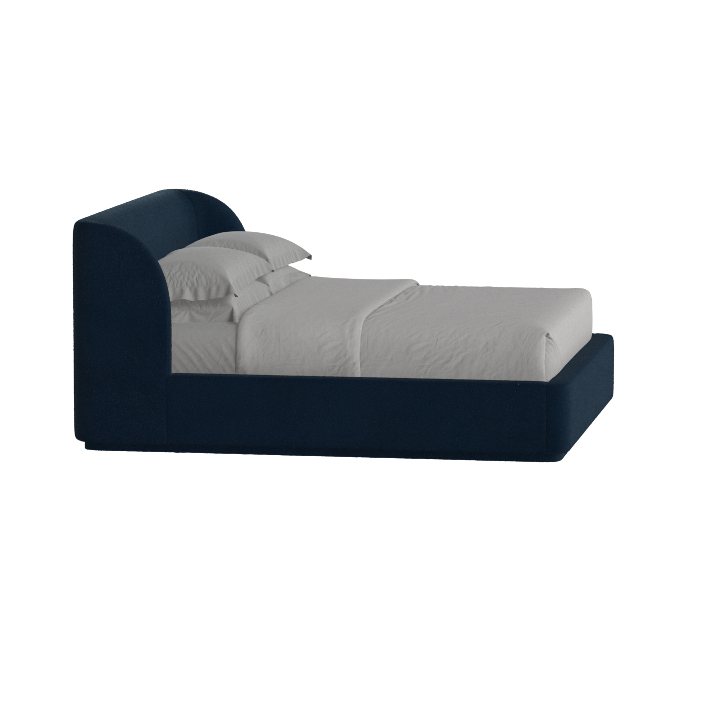 Giacomo Double Bed with Wide Panelled Headboard