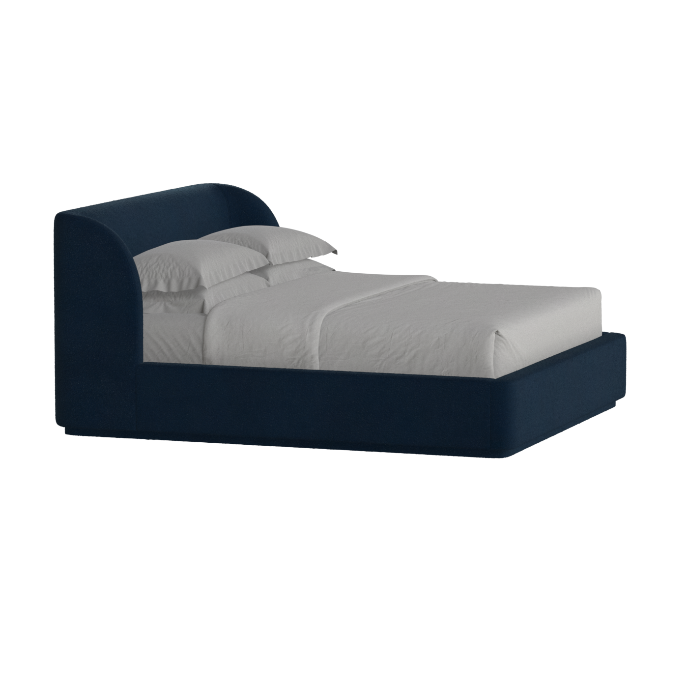 Giacomo Double Bed with Wide Panelled Headboard