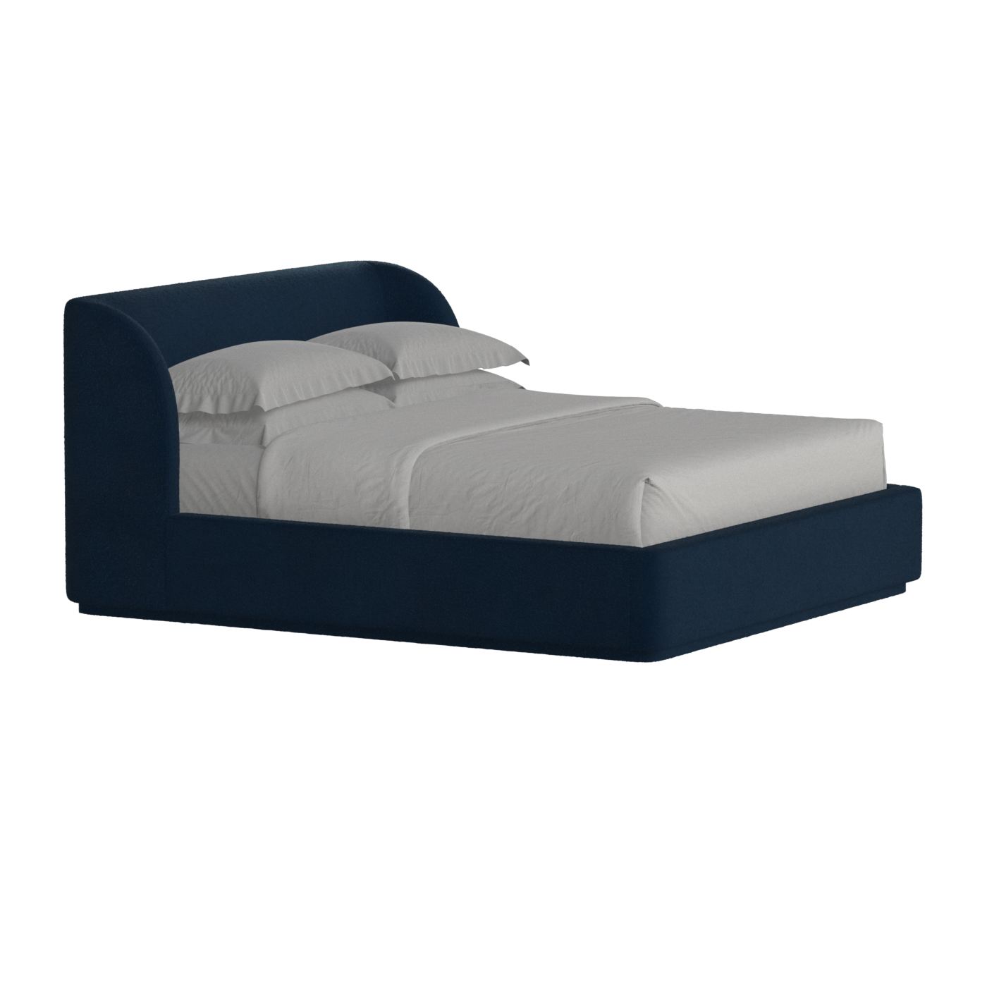 Giacomo Double Bed with Wide Panelled Headboard