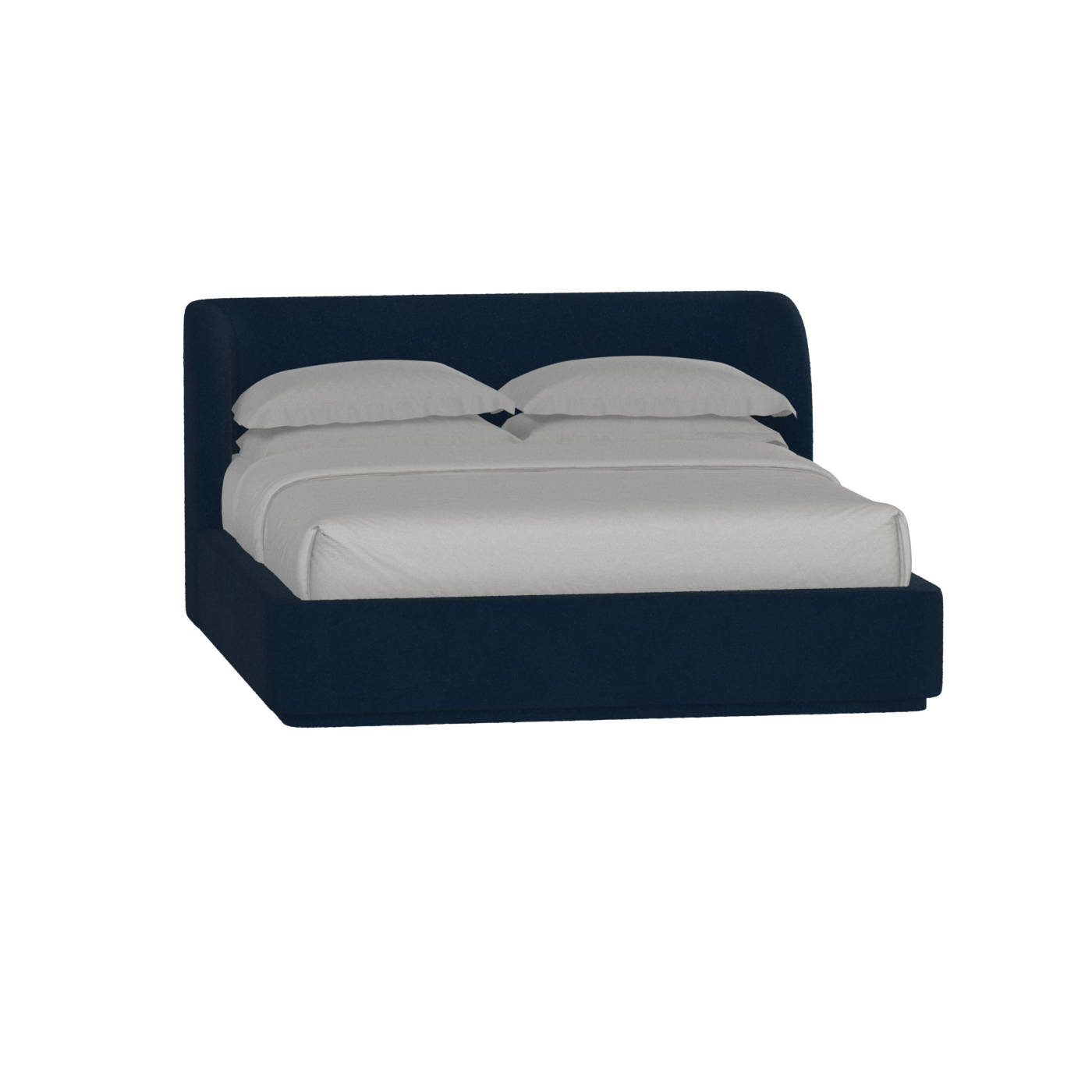 Giacomo Double Bed with Wide Panelled Headboard