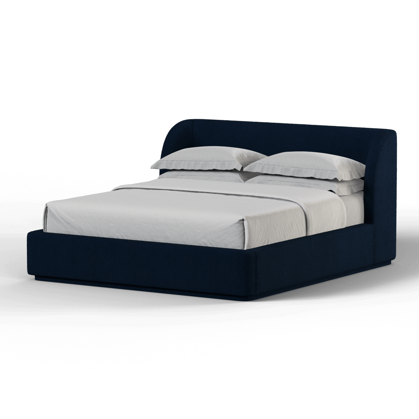 Giacomo Double Bed with Wide Panelled Headboard