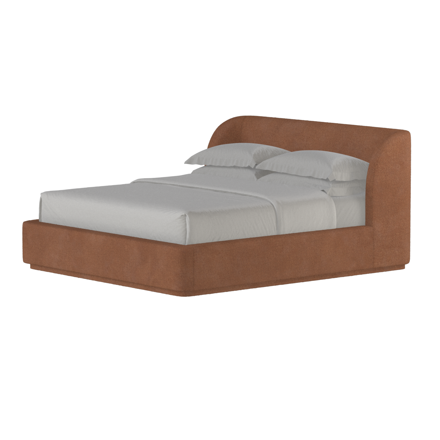 Giacomo Double Bed with Wide Panelled Headboard