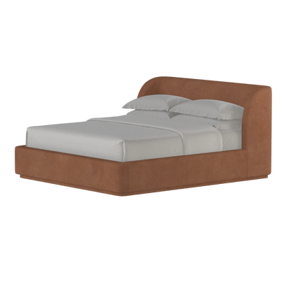 Giacomo Double Bed with Wide Panelled Headboard