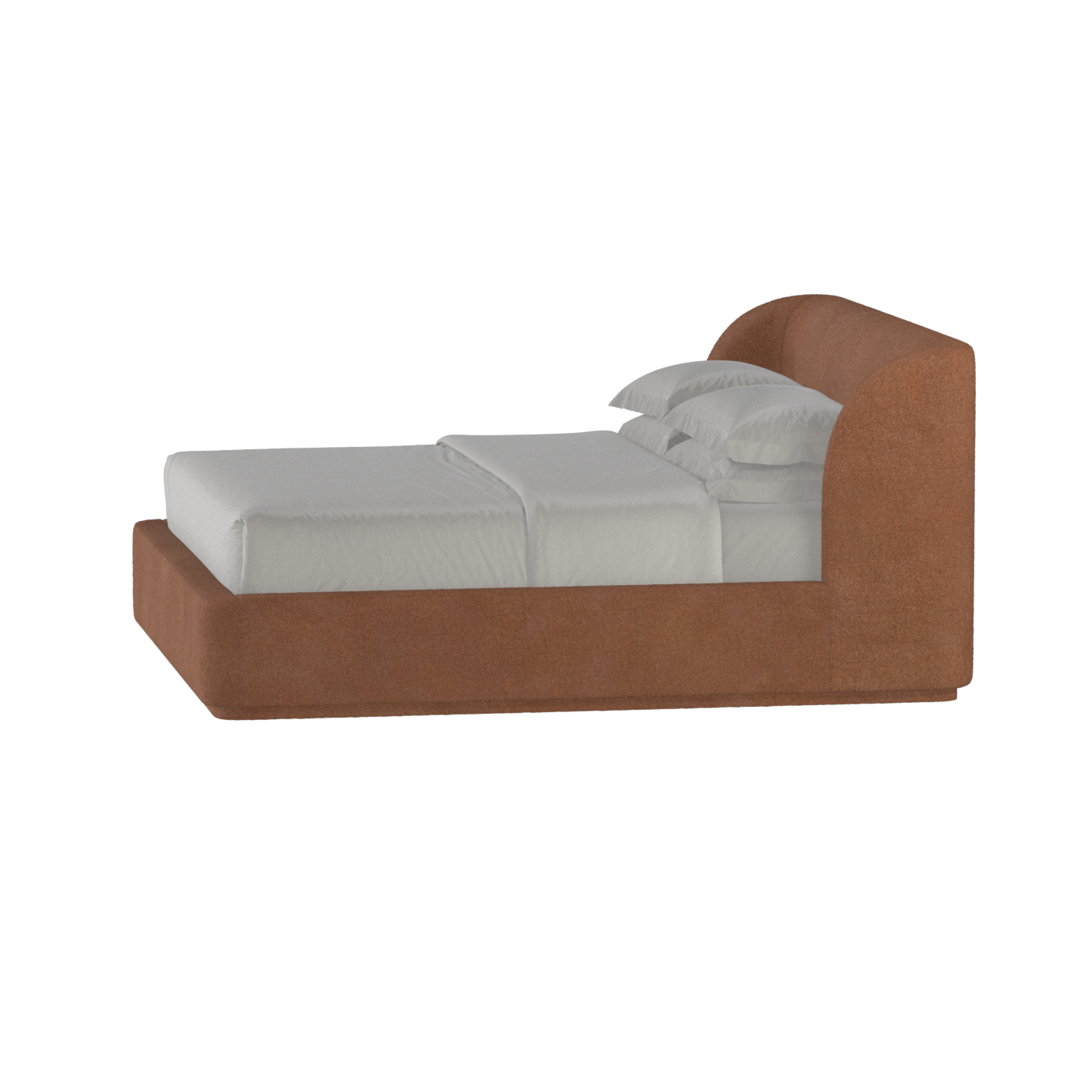 Giacomo Double Bed with Wide Panelled Headboard