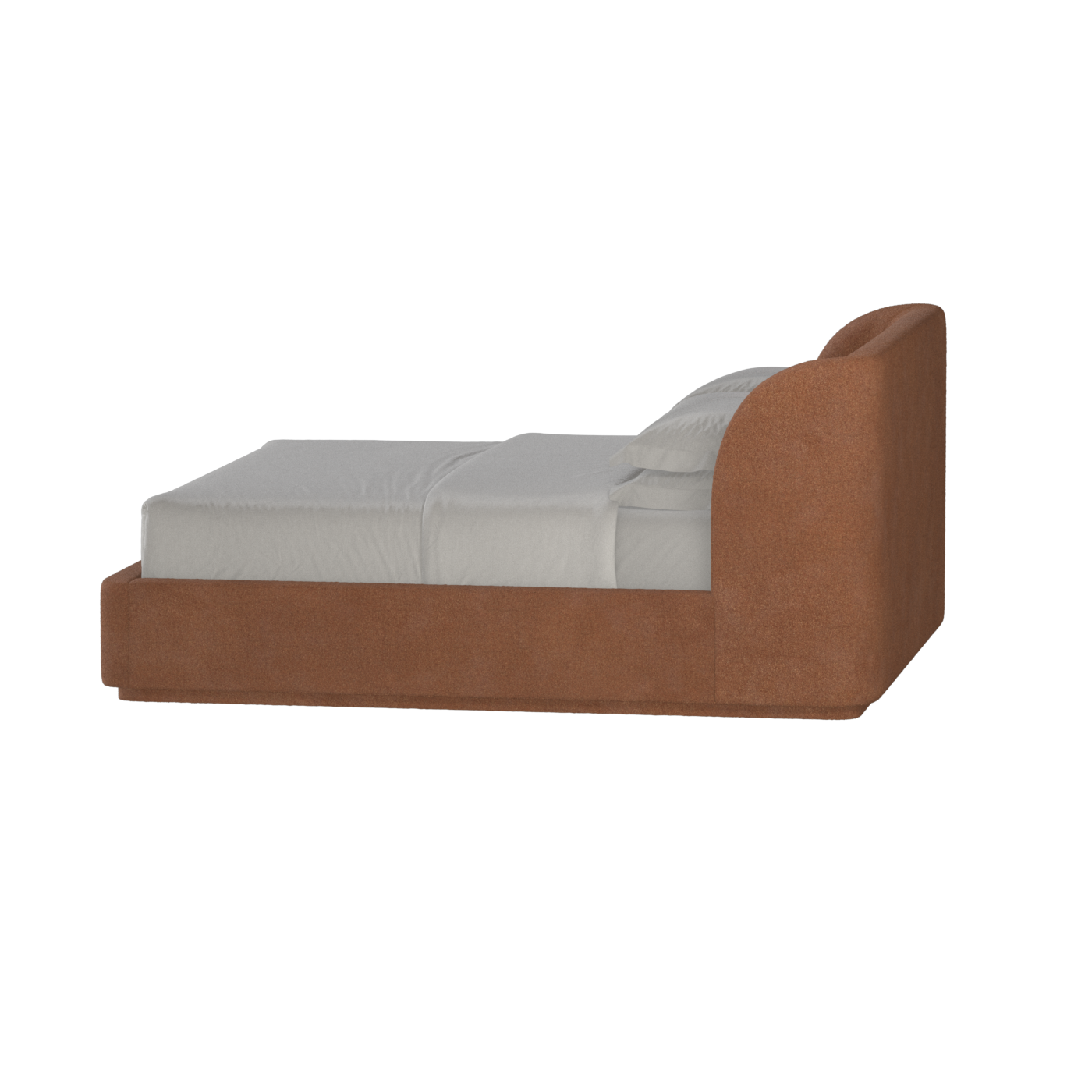 Giacomo Double Bed with Wide Panelled Headboard