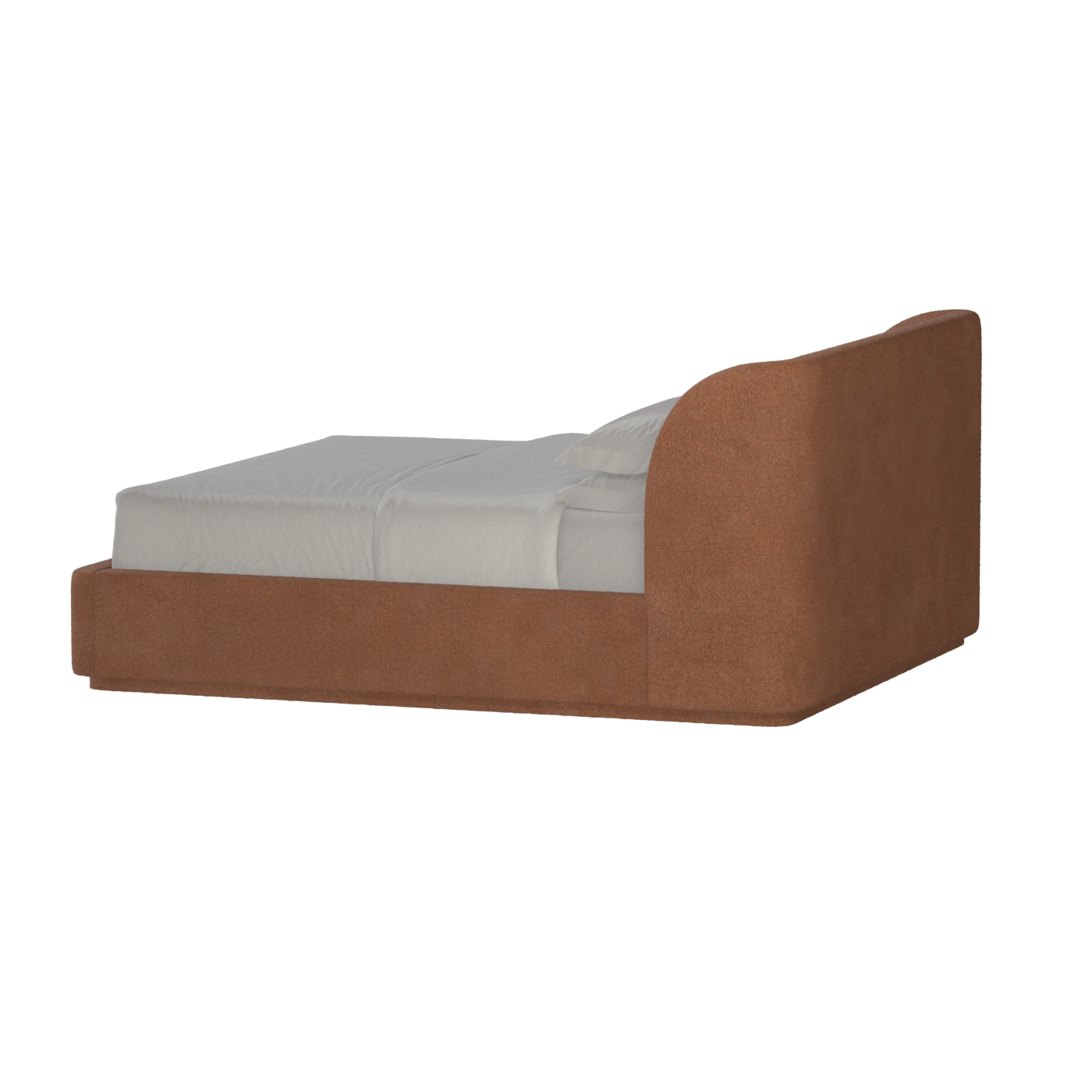 Giacomo Double Bed with Wide Panelled Headboard