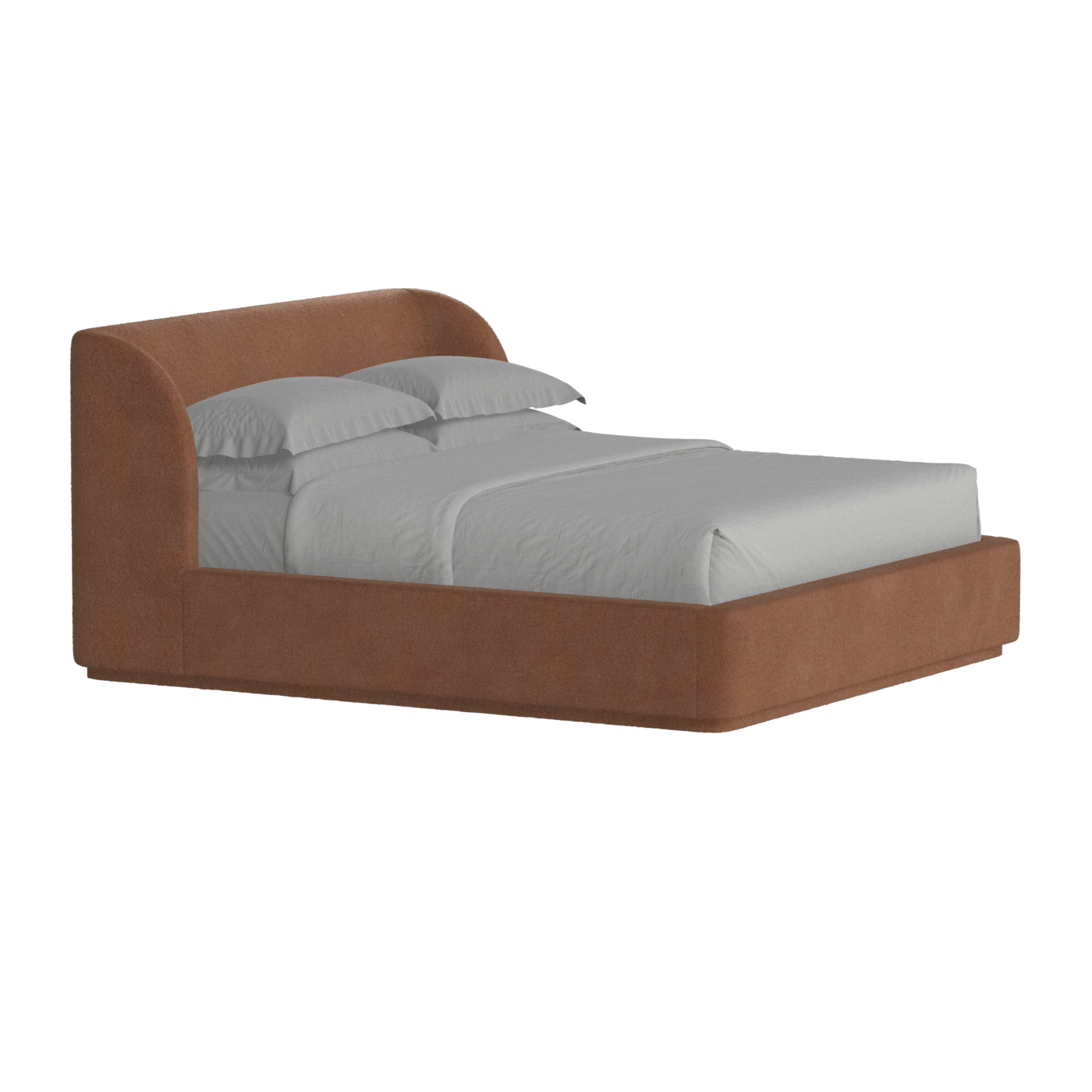 Giacomo Double Bed with Wide Panelled Headboard