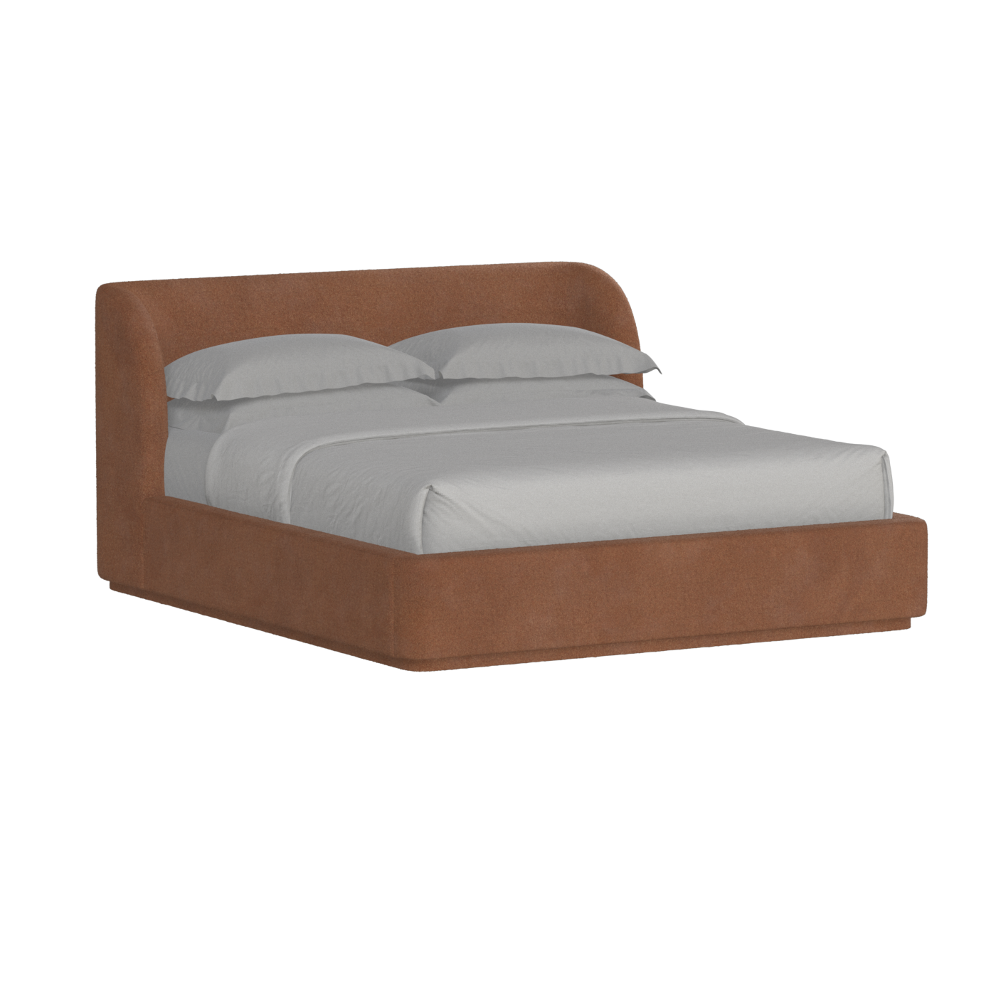 Giacomo Double Bed with Wide Panelled Headboard