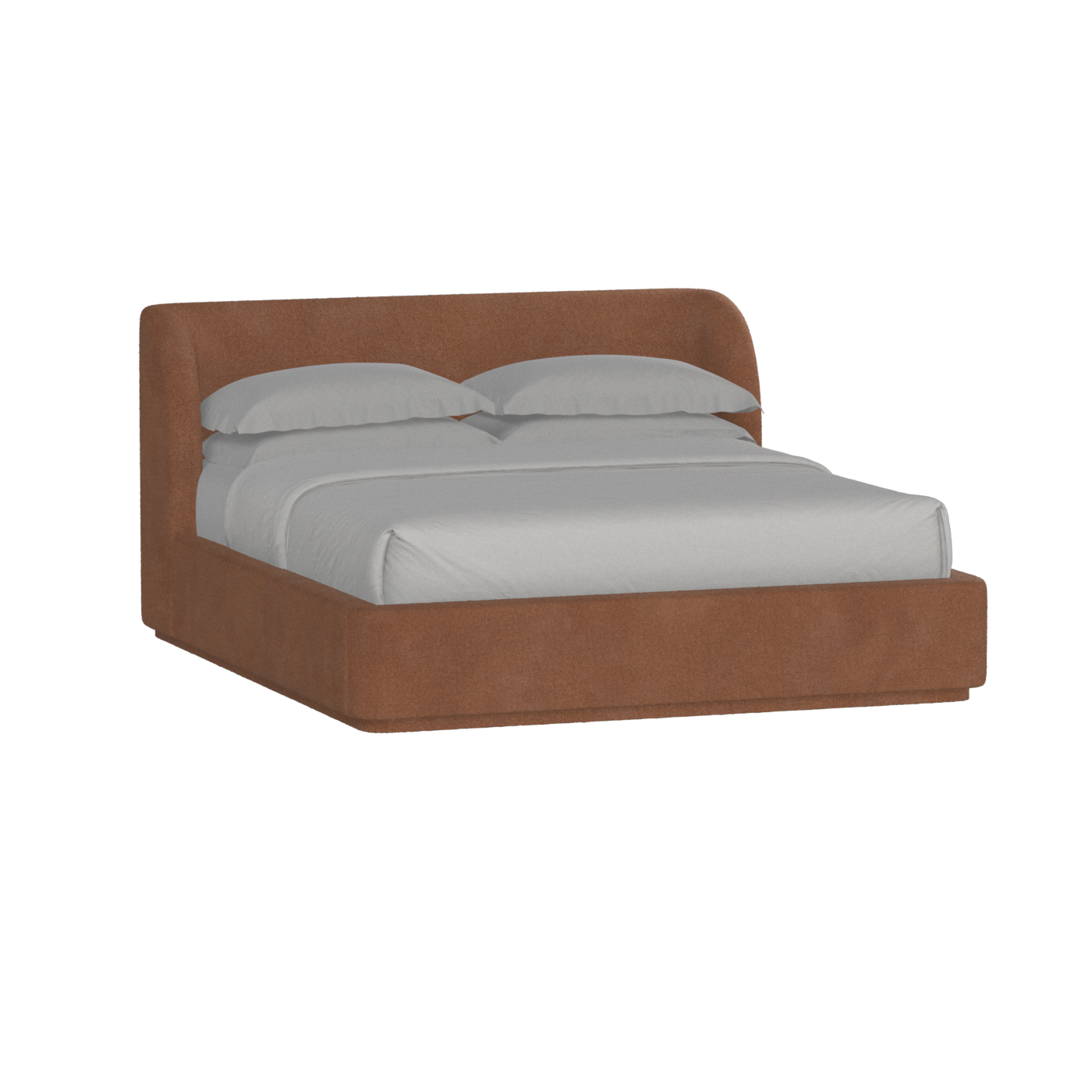 Giacomo Double Bed with Wide Panelled Headboard