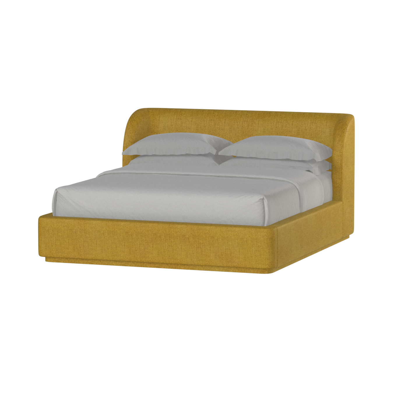 Giacomo Double Bed with Wide Panelled Headboard