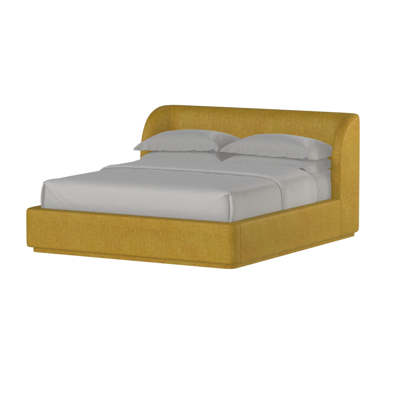 Giacomo Double Bed with Wide Panelled Headboard