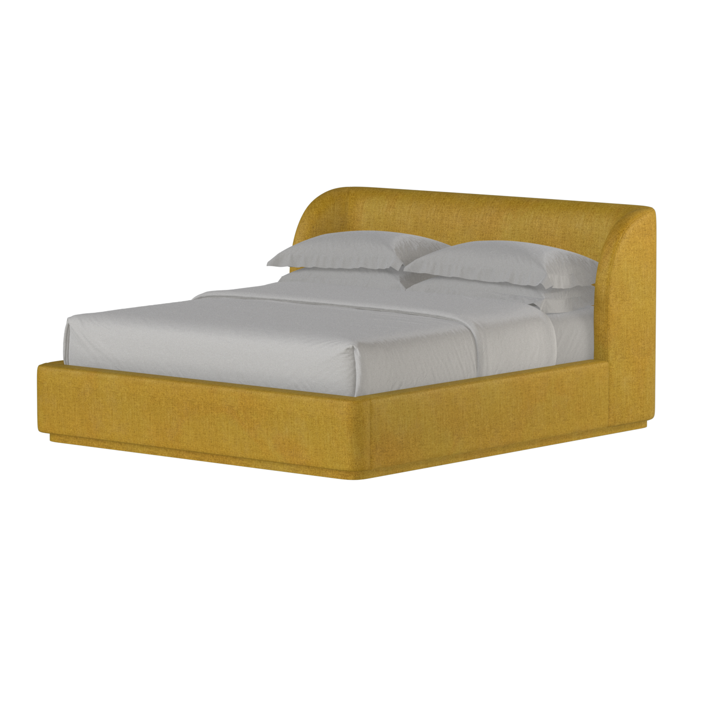 Giacomo Double Bed with Wide Panelled Headboard