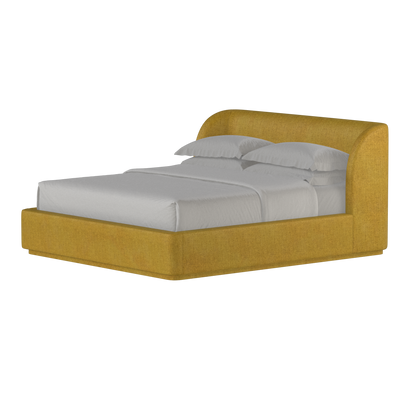 Giacomo Double Bed with Wide Panelled Headboard