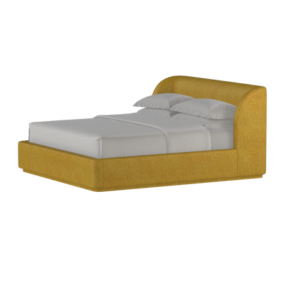Giacomo Double Bed with Wide Panelled Headboard