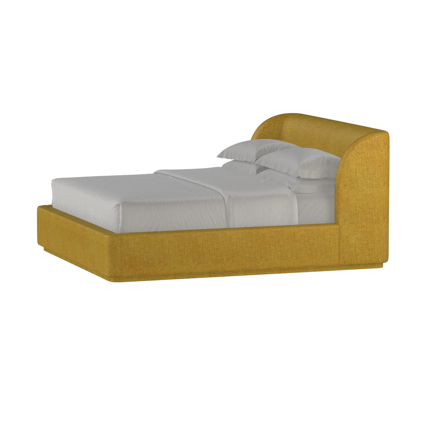 Giacomo Double Bed with Wide Panelled Headboard