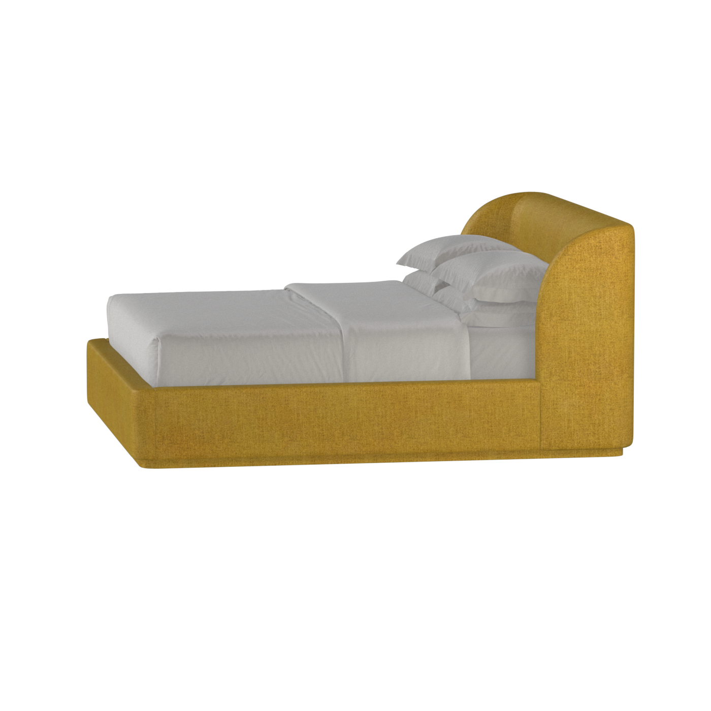 Giacomo Double Bed with Wide Panelled Headboard