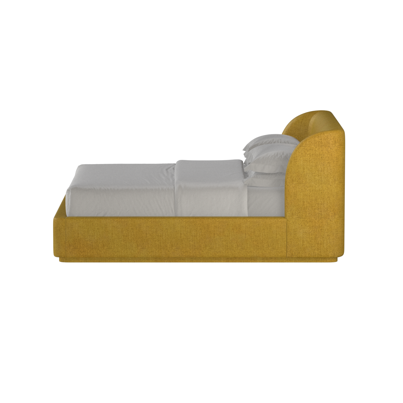 Giacomo Double Bed with Wide Panelled Headboard