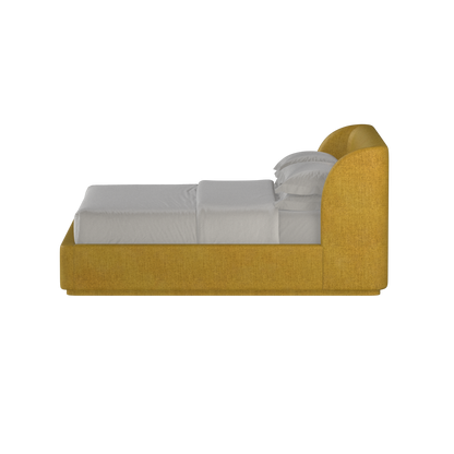 Giacomo Double Bed with Wide Panelled Headboard