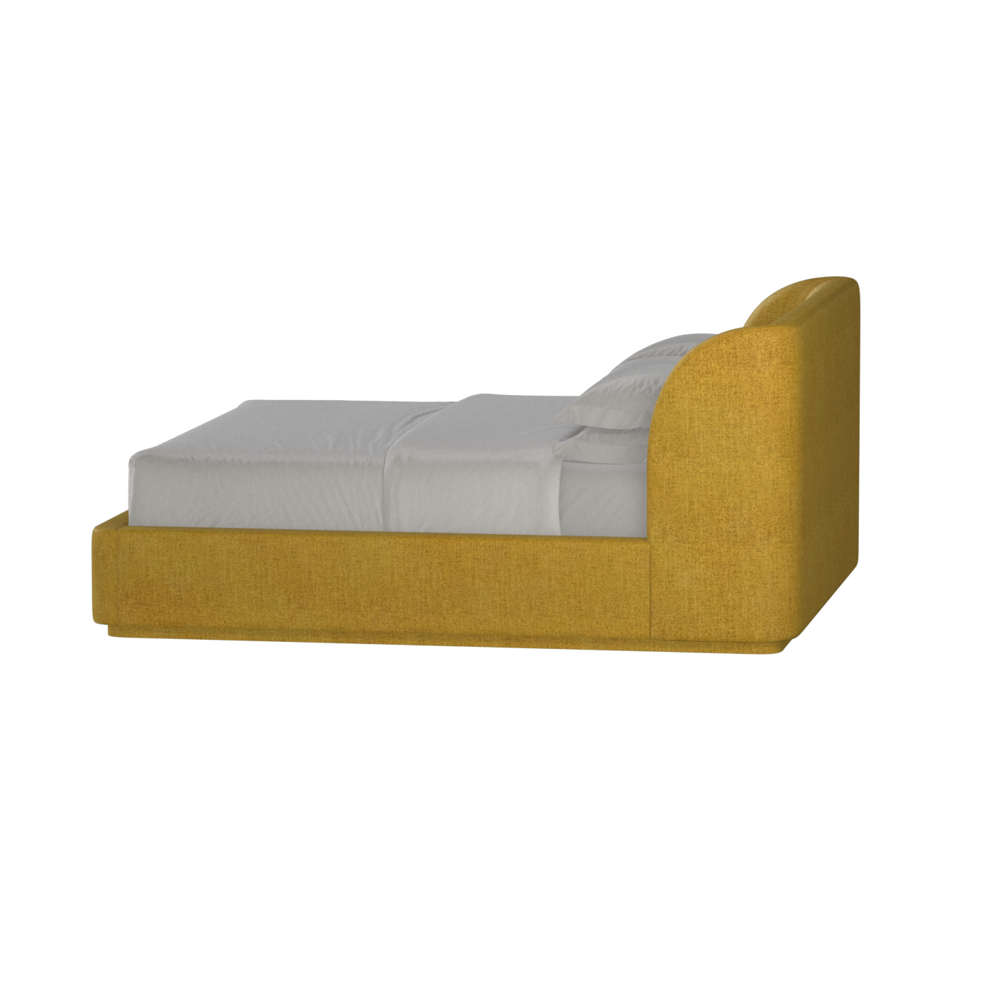 Giacomo Double Bed with Wide Panelled Headboard