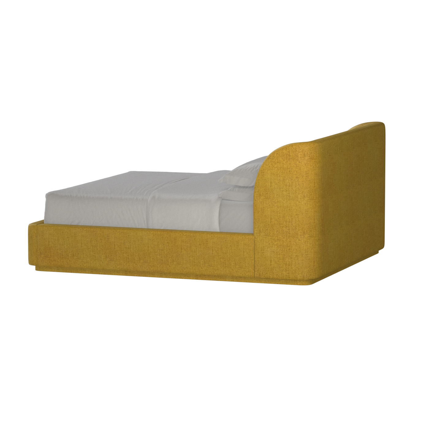 Giacomo Double Bed with Wide Panelled Headboard