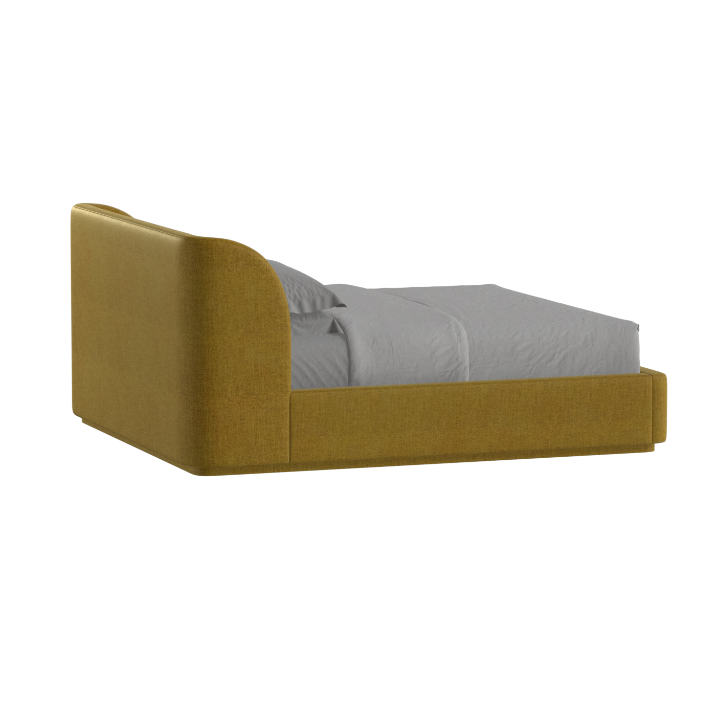 Giacomo Double Bed with Wide Panelled Headboard