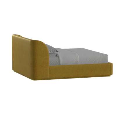 Giacomo Double Bed with Wide Panelled Headboard