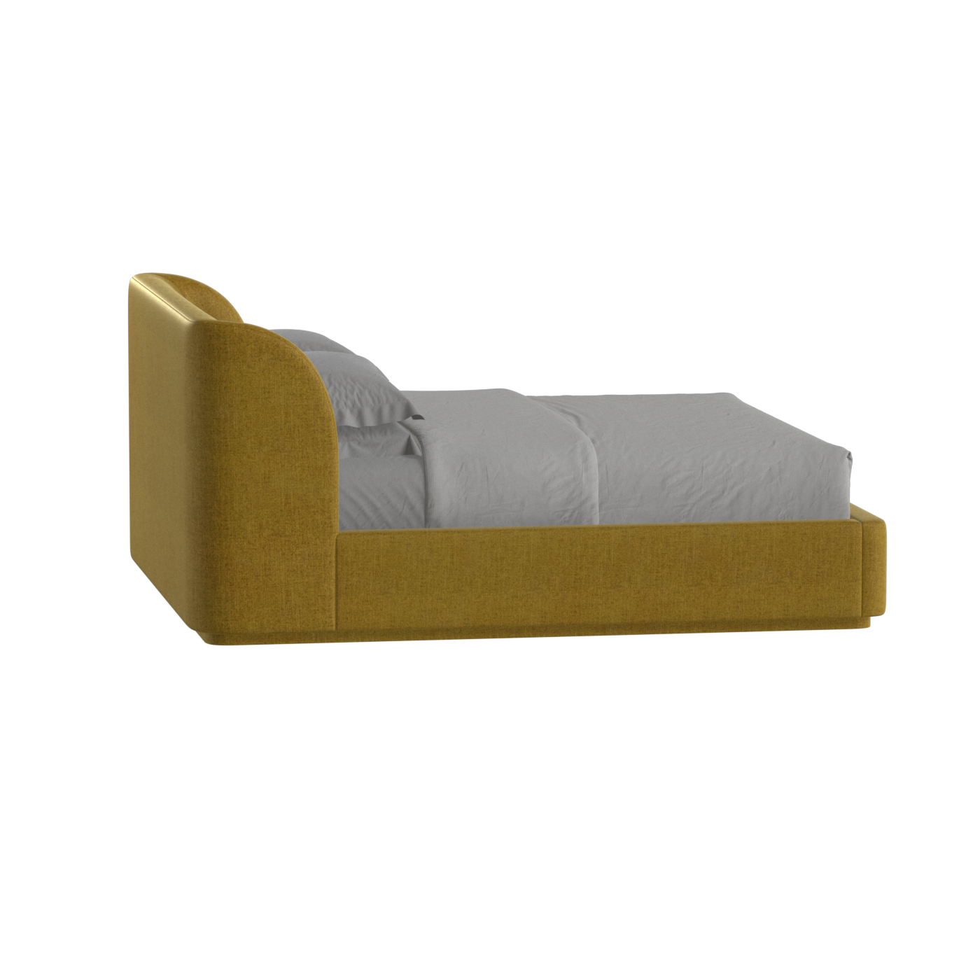 Giacomo Double Bed with Wide Panelled Headboard