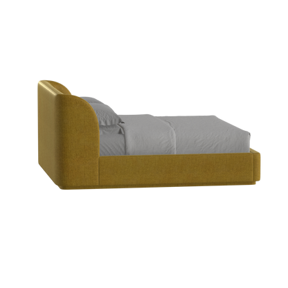 Giacomo Double Bed with Wide Panelled Headboard