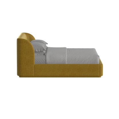 Giacomo Double Bed with Wide Panelled Headboard