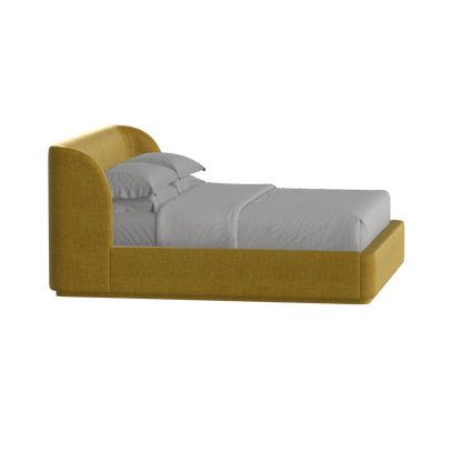 Giacomo Double Bed with Wide Panelled Headboard