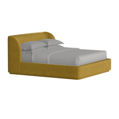 Giacomo Double Bed with Wide Panelled Headboard