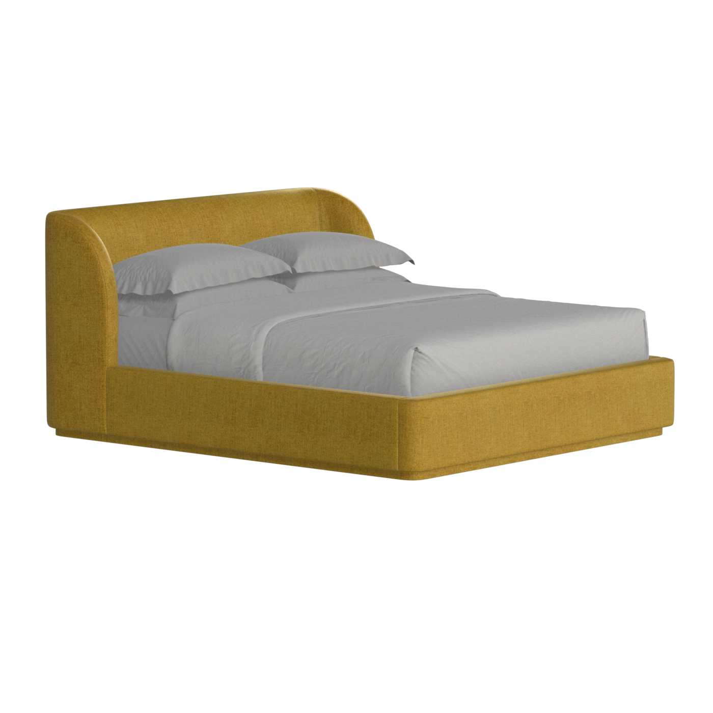 Giacomo Double Bed with Wide Panelled Headboard