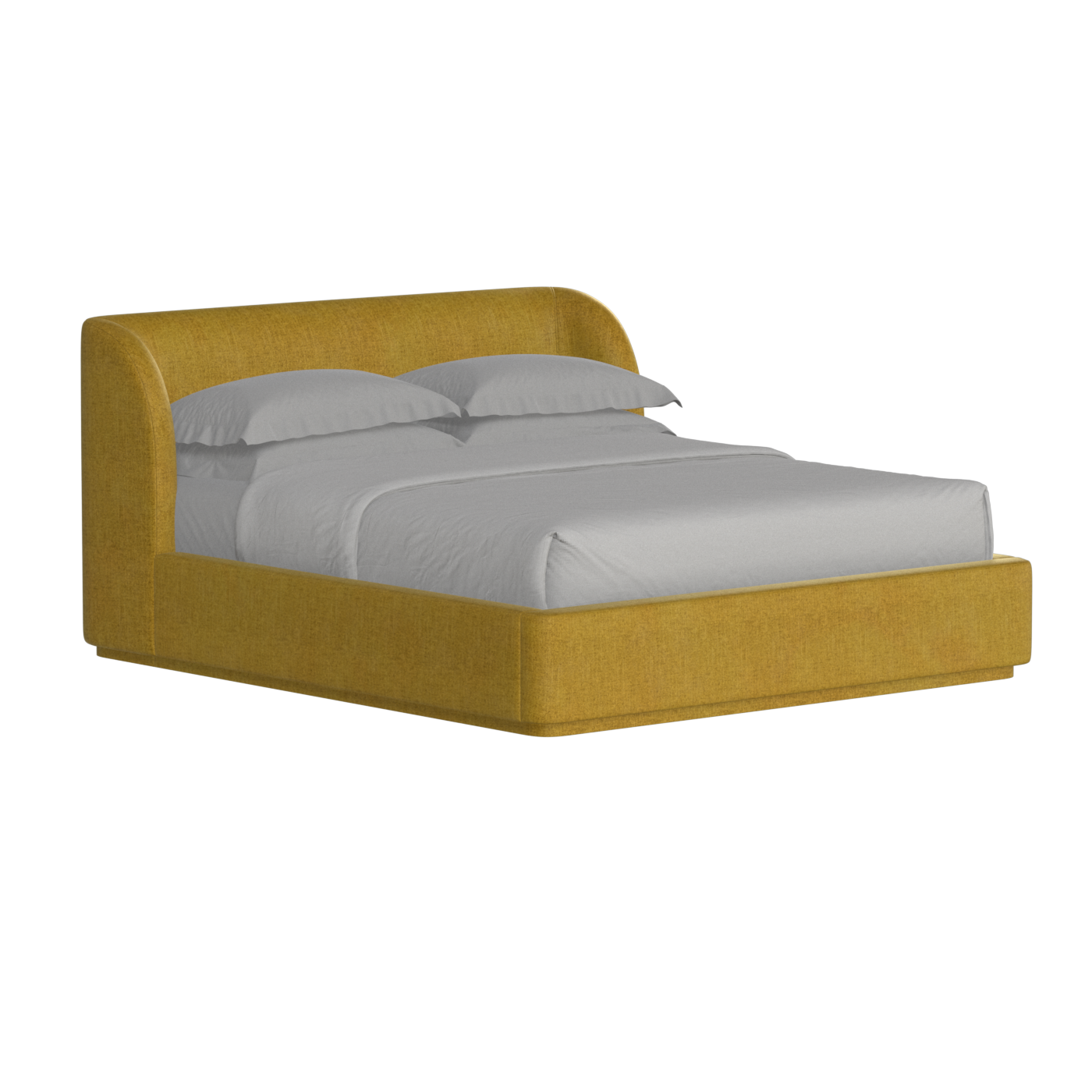 Giacomo Double Bed with Wide Panelled Headboard
