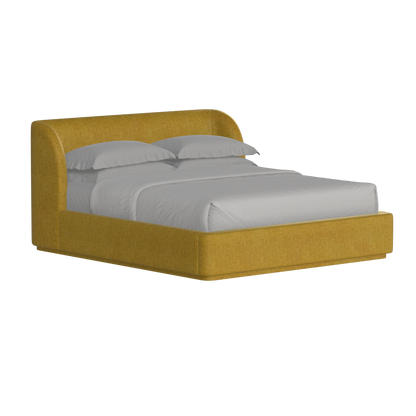 Giacomo Double Bed with Wide Panelled Headboard