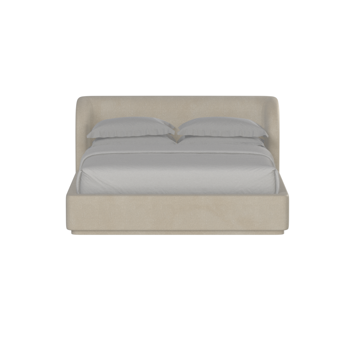 Giacomo Double Bed with Wide Panelled Headboard