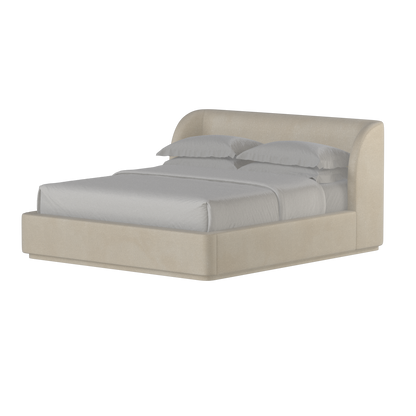 Giacomo Double Bed with Wide Panelled Headboard